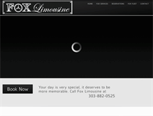 Tablet Screenshot of denverfoxlimousine.com